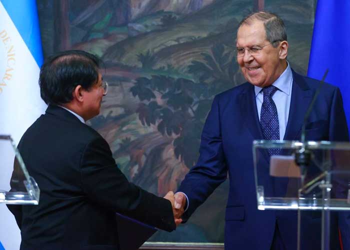 Cancilleres de Rusia y Nicaragua en importante Conferencia de Prensa
