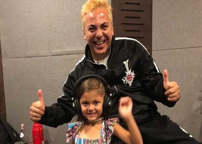 Hija menor de Cristian Castro quiere ser cantante como su papá
