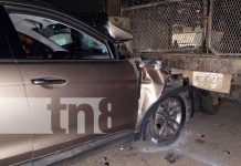 Foto: Fuerte colisión entre vehículos deja daños materiales en accidente de tránsito en Somoto / TN8