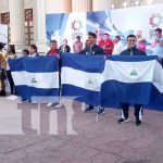 Foto: Autoridades de Nicaragua realizaron el abanderamiento de la participación en los V juegos del ALBA / TN8
