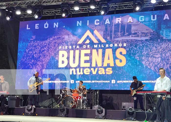 Foto: León disfrutó de la fiesta de milagros “Buenas Nuevas Nicaragua” / TN8