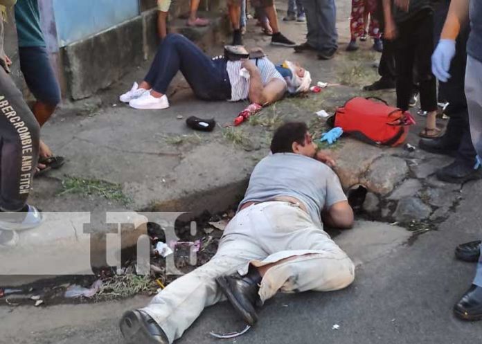 Irrespeto al alto deja lesionados de gravedad a motociclista en La Cachorra, Managua