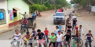 Movimiento Deportivo Alexis Argüello realiza un rally ciclístico en Nandaime