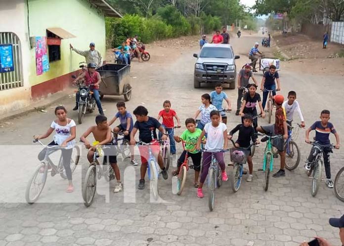 Movimiento Deportivo Alexis Argüello realiza un rally ciclístico en Nandaime