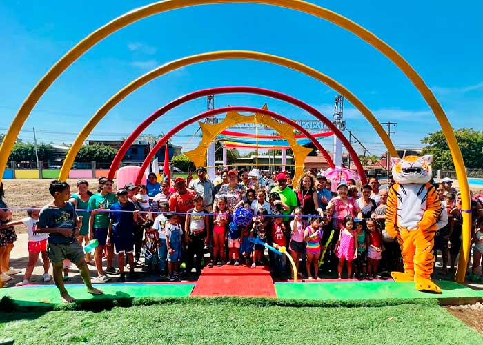 Sana recreación en parques gratuitos de Masaya, Matagalpa y Chinandega