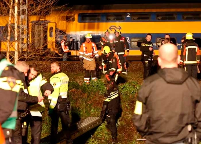 Terrible accidente ferroviario dejó más de 30 heridos en Países bajos 