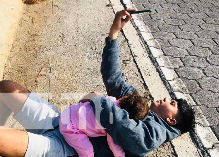 Foto: Padre atropella accidentalmente a su niña de 1 año en Chinandega / TN8