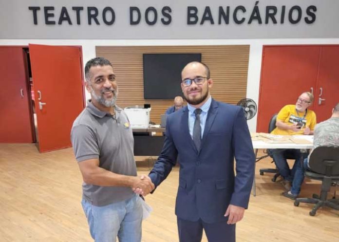 Reunión con Sindicato de los Bancarios en Brasil con el fin de estrechar las relaciones de amistad