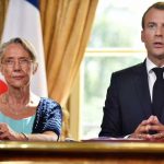 Foto: Primera ministra de Francia, Borne, junto a Macron / GETTY