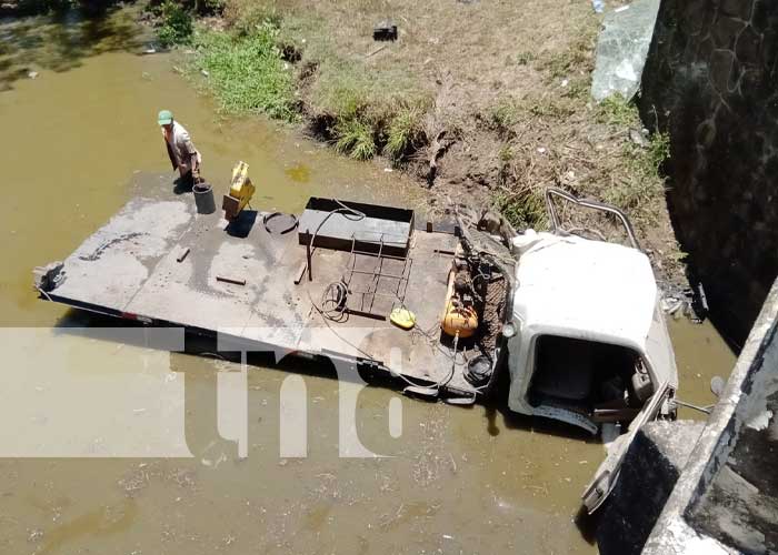 Foto: Accidente con camión en Potosí, Rivas / TN8