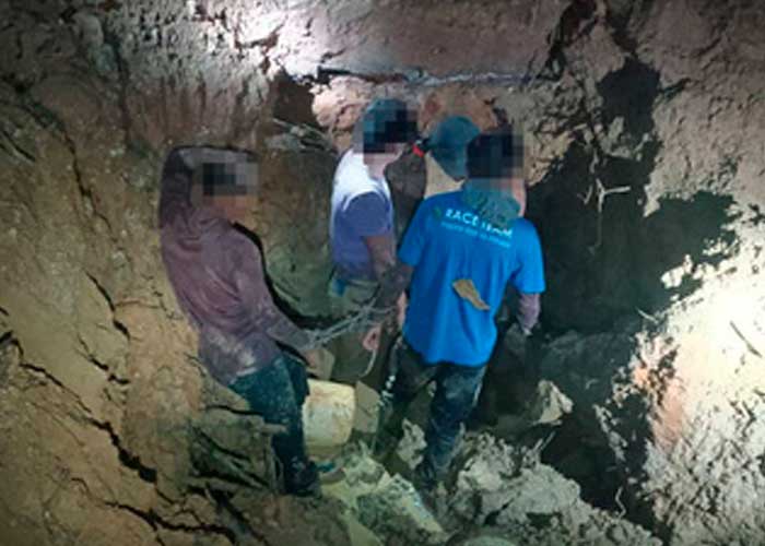 Arrestan a 10 nicaragüenses por practicar minería ilegal en Costa Rica