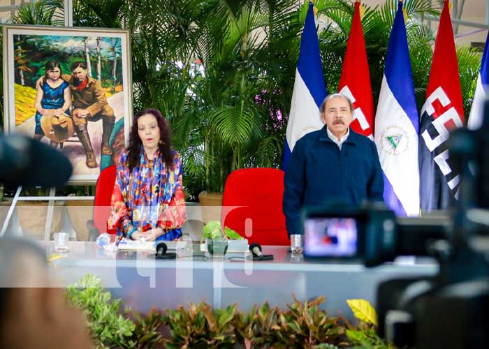 Foto: Presidente Daniel Ortega en acto por el Día Nacional de la Paz en Nicaragua / TN8