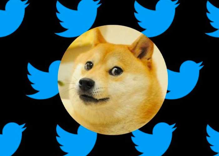 Twitter cambia logo por un perro y provoca alza de criptomoneda