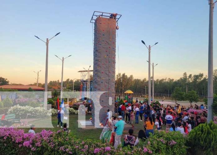 Foto: Escalador de 9 metros es inaugurado en Chichigalpa / TN8