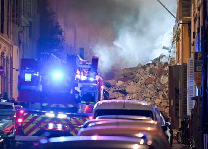 Al menos cinco heridos tras el derrumbe de un edificio al sur de Francia