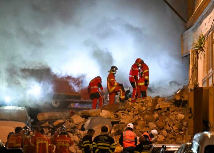 Al menos cinco heridos tras el derrumbe de un edificio al sur de Francia