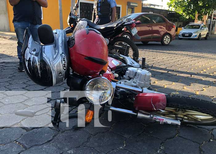 Foto: Motorizados salen con golpes tras manejar ebrios en Managua / TN8