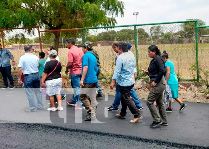 Alcaldía de Managua supervisa avance de proyecto vial en el Germán Pomares
