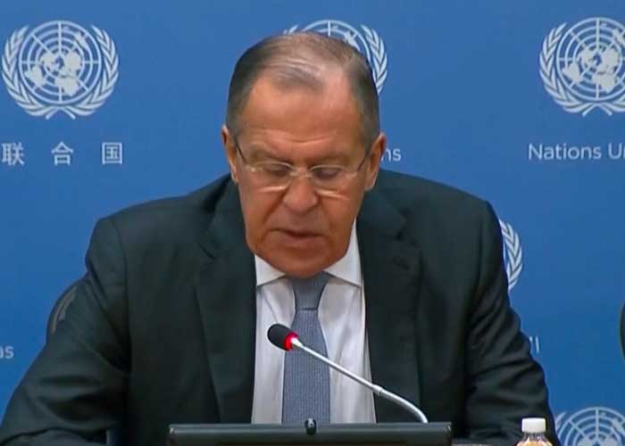 Serguéi Lavrov apoya la posibilidad de trasladar la sede de la ONU a otra ciudad