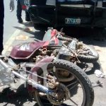 Foto: Brutal muerte de un hombre por microbús en Jinotepe / TN8