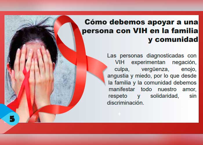 "Vivir con VIH", cartilla de la Comisión Nacional para la Vida Armoniosa