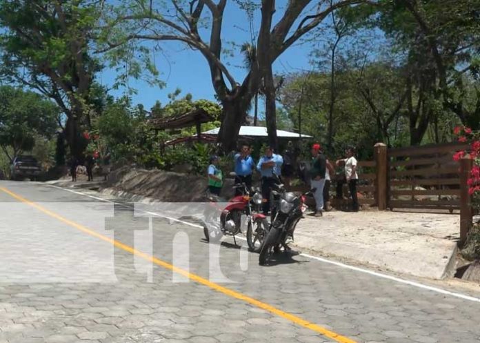 Choque de motocicletas deja a dos lesionados en la Isla de Ometepe