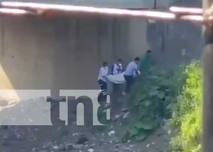 Foto: Encuentran muerto a un hombre debajo de un puente en Sébaco, Matagalpa / TN8