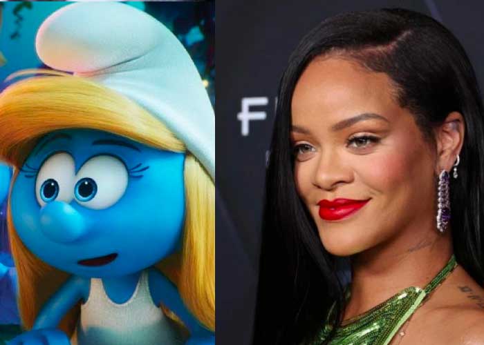 Rihanna será la voz de Pitufina en el nuevo filme de ‘Los Pitufos’