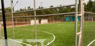 Foto: Cancha sintética de fútbol en Chichigalpa / TN8