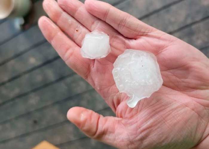 Enormes bolas de granizo causan pánico en varios condados de Texas