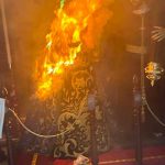 Desalojan iglesia en España tras arder una imagen de la Virgen