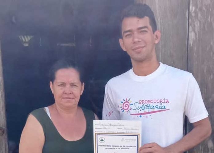Foto: Gobierno de Nicaragua realiza entrega de títulos de propiedad a familias en Nueva Guinea / Cortesía