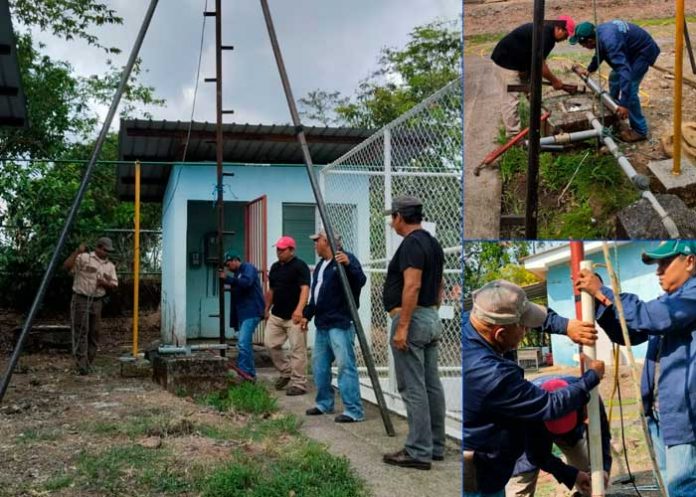 Enacal restablece sistema de agua del Hospital Primario de Muelle de los Bueyes