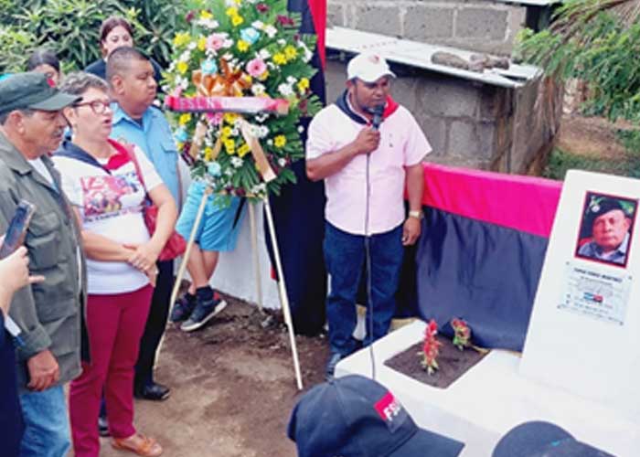 Foto: Develan monumento en honor al Comandante Tomás Borge Martínez en Diriamba / Cortesía