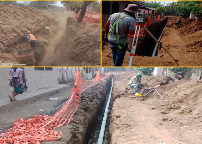 Gobierno continúa con obras de saneamiento en El Viejo, Chinandega