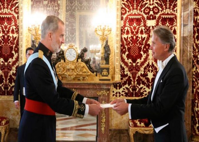 Embajador de Nicaragua presenta Cartas Credenciales al Rey Felipe VI