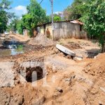 Avanza proyecto de Alcantarillado y aguas residuales en el barrio Marvin Marín en Managua
