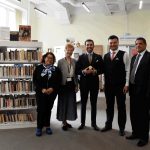 Delegación de Nicaragua en Moscú visitó la Biblioteca de Literatura Extranjera
