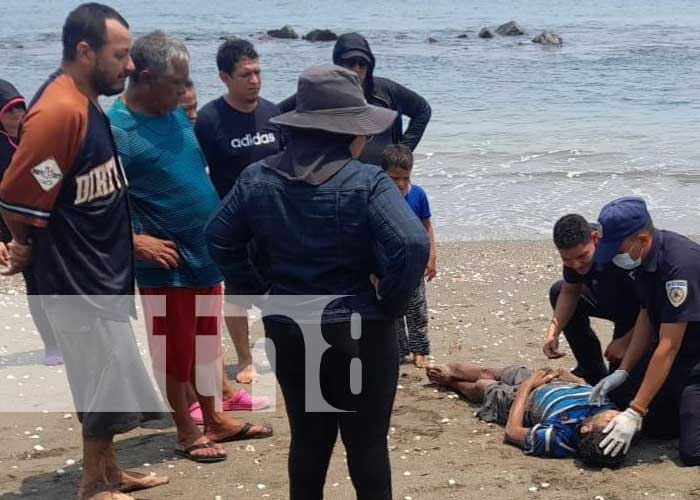 Anciano es encontrado sin vida en la playa de Corinto, Chinandega