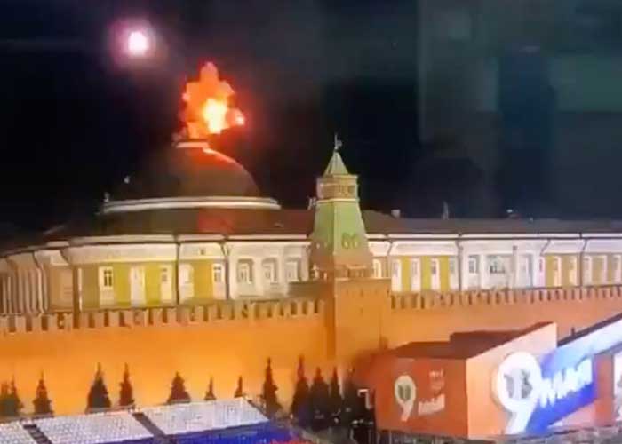 Infame ataque perpetrado contra instalaciones del Kremlin