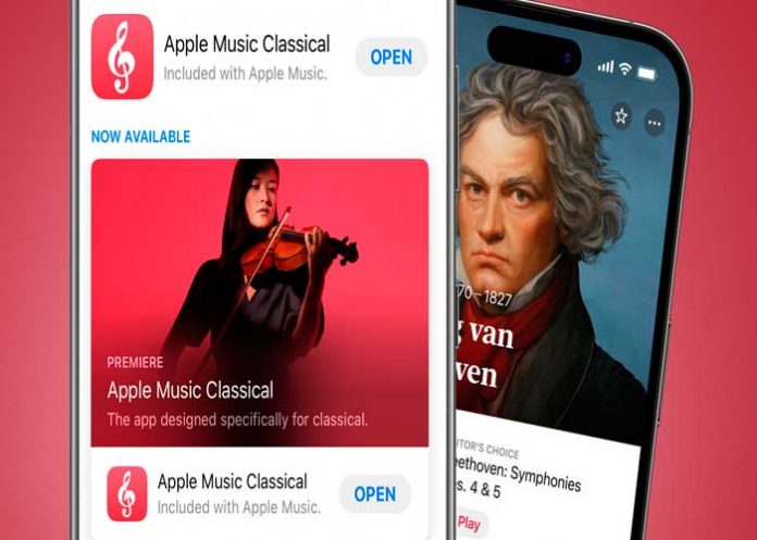 ¡Genial! Llega al sistema Android, Apple Music Classical