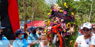 Militancia conmemora a héroes y mártires de Baguas de Boaco