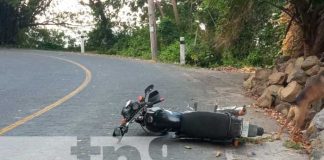 Foto> Motociclista grave tras sufrir fuerte accidente en la Isla de Ometepe / TN8