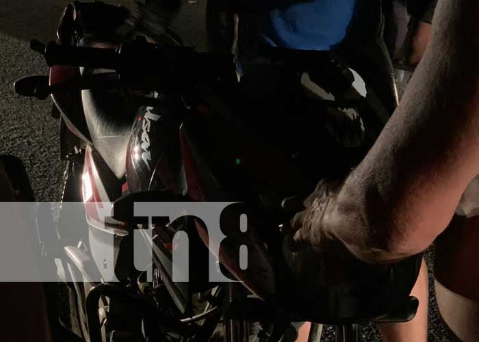 Foto: Motociclista gravemente lesionado al ser impactado por vehículo en Diriamba / TN8