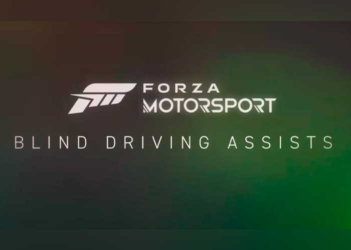 "Forza Motorsport" desarrolla un videojuego para ciegos