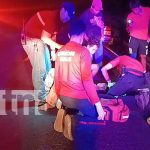 Peatón grave al ser impactado por vehículo en la Carretera Las Esquinas, San Marcos