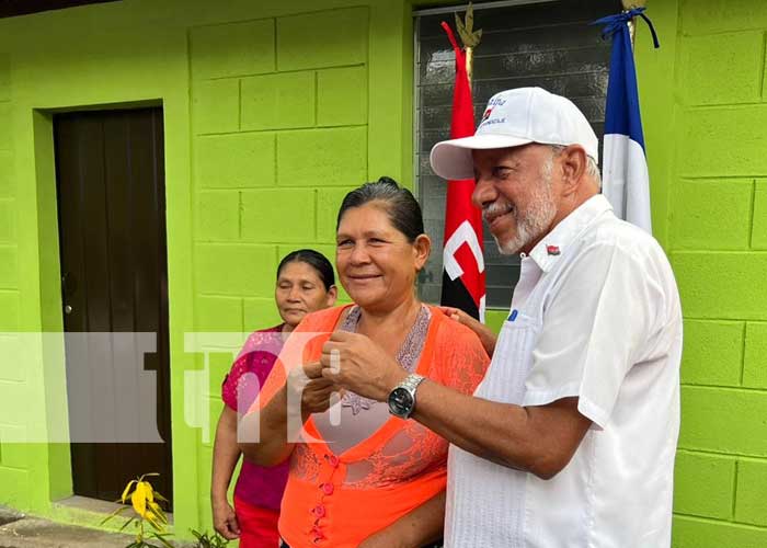 Dos primeras viviendas de extrema pobreza entregadas a familias en Juigalpa