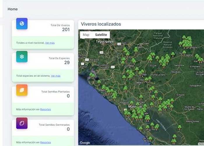 Crean aplicación para monitorear viveros en el marco de una campaña de reforestación