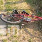 Ciclista Impactado por el conductor de un vehículo en Jalapa