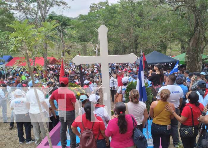 Militancia conmemora a héroes y mártires de Baguas de Boaco 